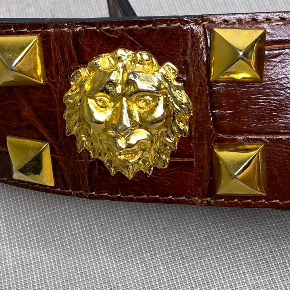 Astton Beunos Aires Crocodile‎ leather belt